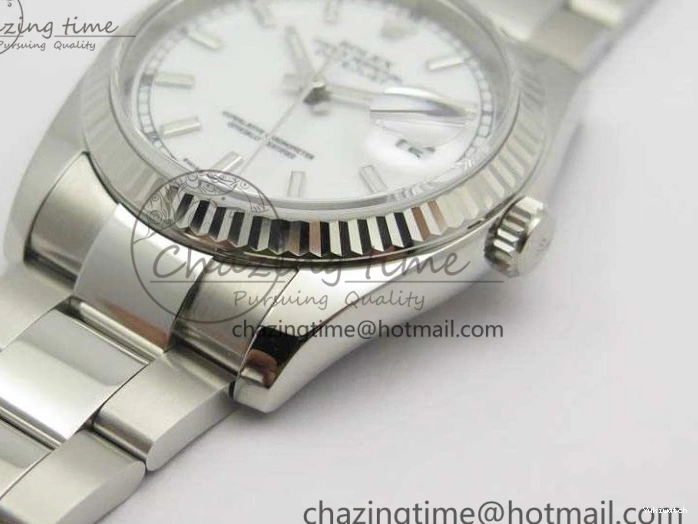 116234 Oyster 36mm Edition 1:1 On SA3135 Stick Markers Bracelet Dial DateJust 904L Best SS SS ARF White 1222